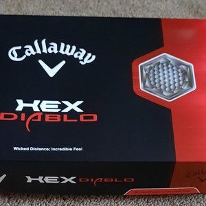 Callaway Hex Diablo Golf Balls , 1 Dozen - New